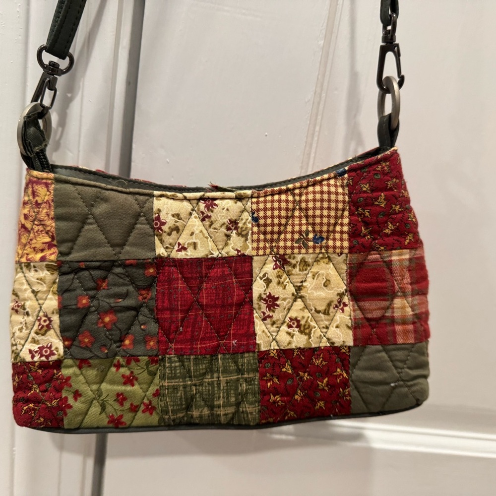 Patchwork Quilted Crossbody Bag - Multicolor - image 3